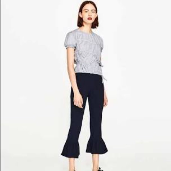 Zara top with elastic gathering - Picture 2 of 4